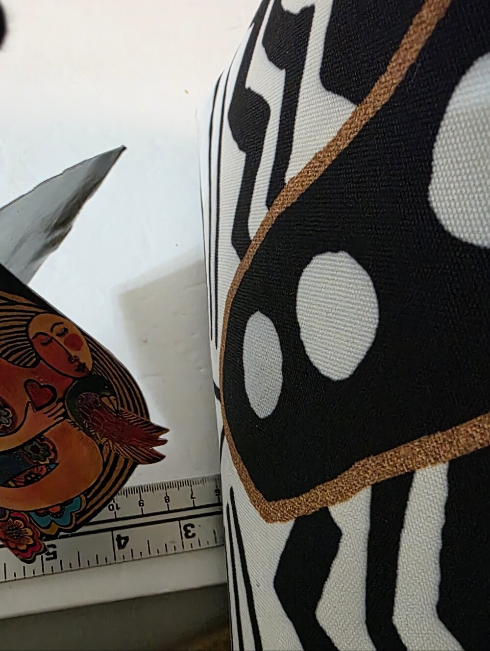 Laurel Birch Feline Tribe Canvas Magnificat Black White Dot Scoop Tote NWT - Picture 8 of 14